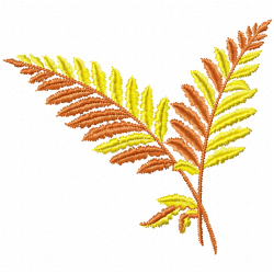 Leaves Embroidery Design 4